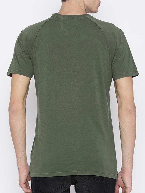green cotton t-shirt - 14376913 - Zoom Image - 3