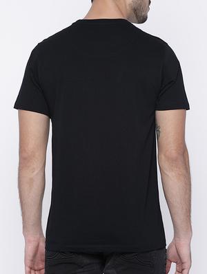 black cotton t-shirt - 14376931 - Standard Image - 3