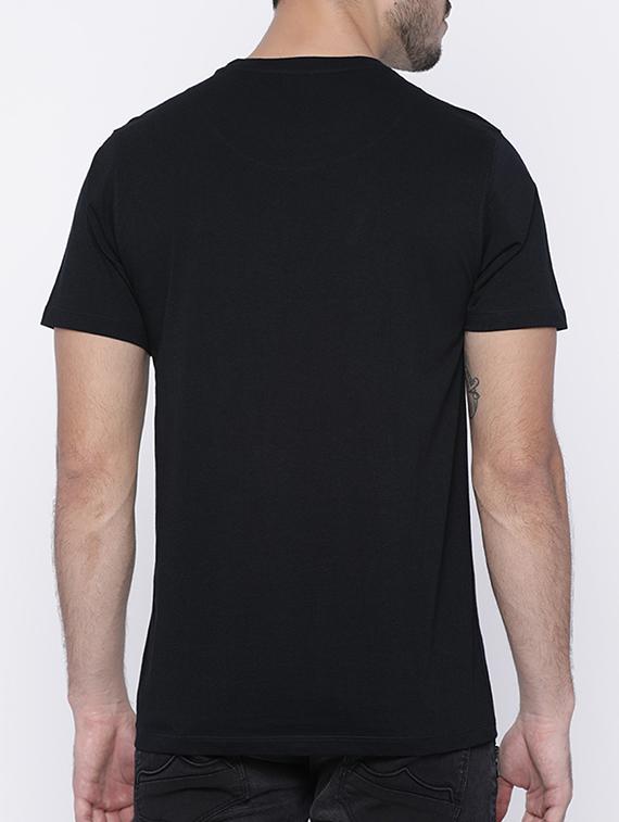 black cotton t-shirt - 14376931 - Zoom Image - 3
