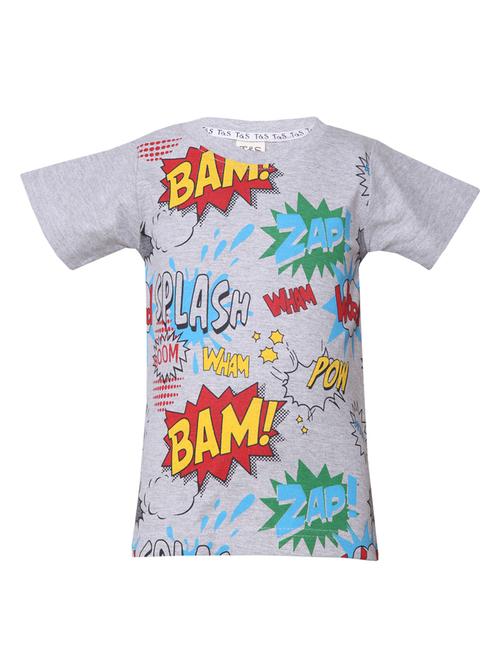 grey cotton tshirt - 14377064 - Very Small Image - 1