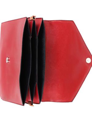 red leatherette messenger sling bag - 14377119 - Standard Image - 3