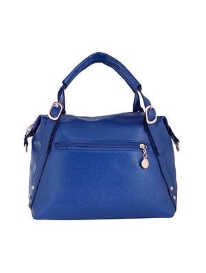 blue leatherette regular handbag - 14377417 - Standard Image - 2