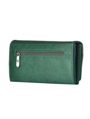 green leatherette regular clutch - 14378111 - Standard Image - 2