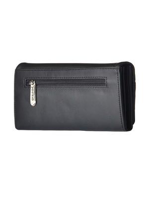 black leatherette regular clutch - 14378113 - Standard Image - 2
