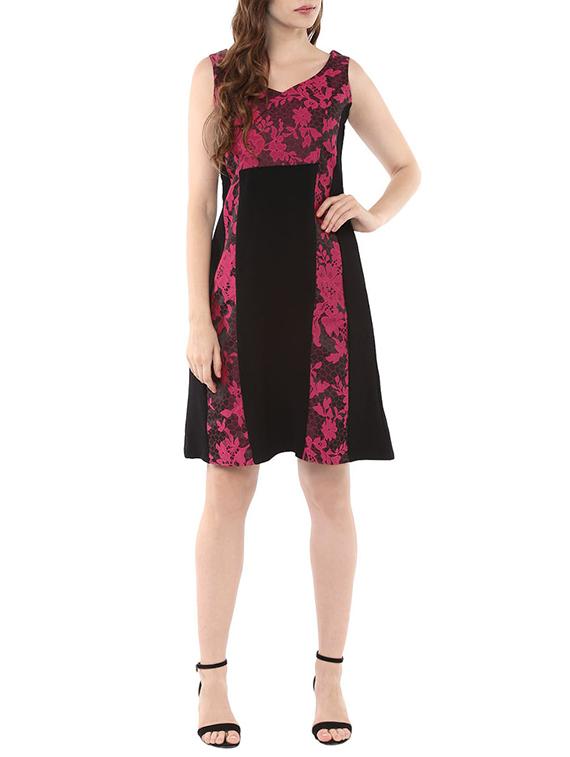 black a-line dress - 14378346 - Zoom Image - 1