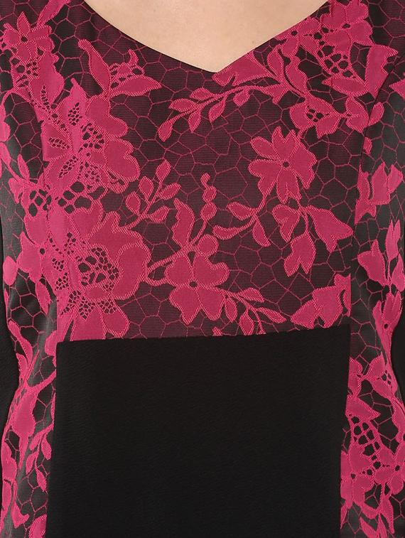 black a-line dress - 14378346 - Zoom Image - 4