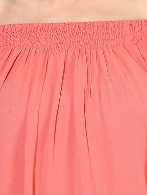 off shoulder ruched sleeved top - 14378365 - Standard Image - 4