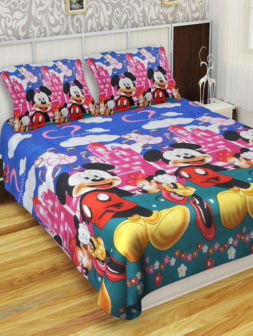 multi colored polycotton bedsheet - 14379338 - Standard Image - 1