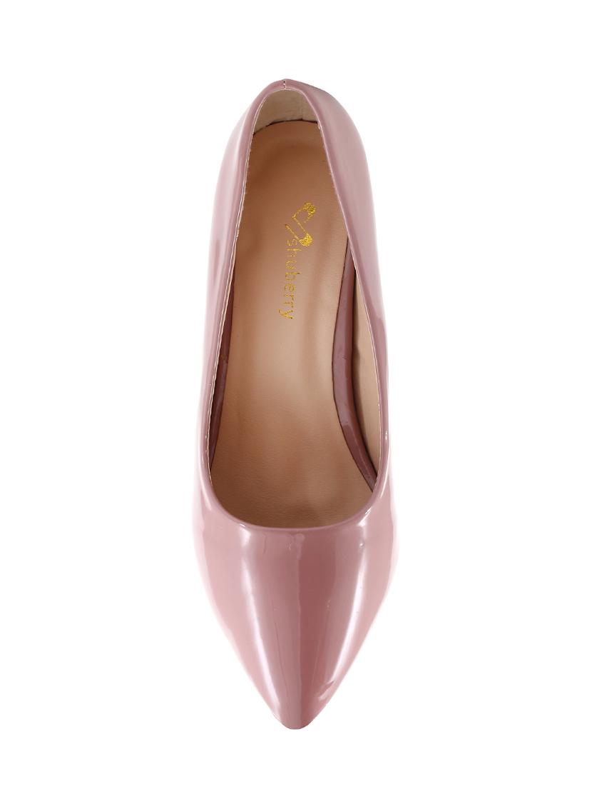 pink patent slip on pumps - 14379679 - Zoom Image - 4