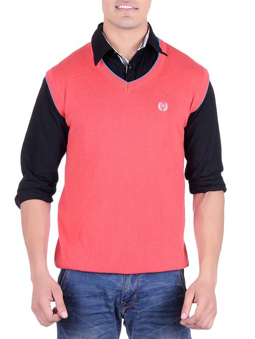 pink solid pullover - 14381034 - Standard Image - 1