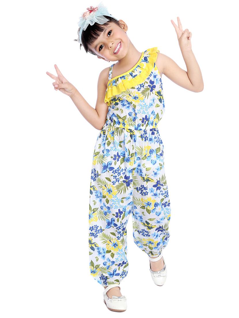 multi colored cotton jumpsuit - 14382907 - Zoom Image - 2