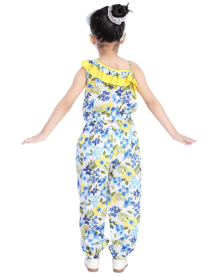 multi colored cotton jumpsuit - 14382907 - Zoom Image - 3