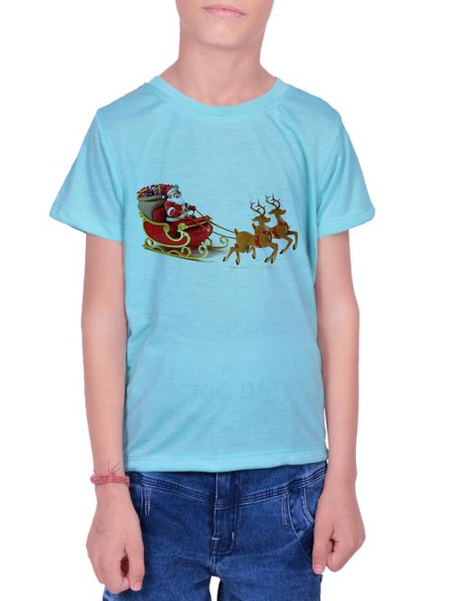 light blue cotton blend tshirt - 14383653 - Standard Image - 1
