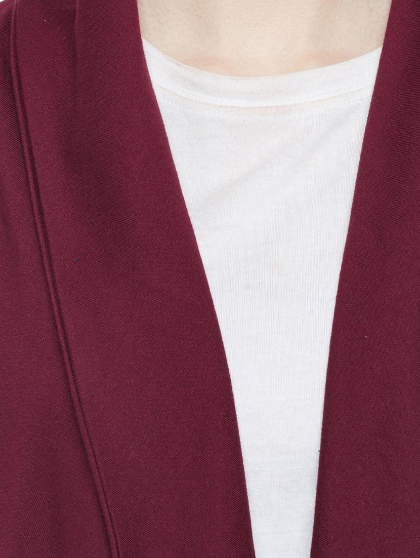 purple cotton casual shrug - 14383980 - Zoom Image - 4