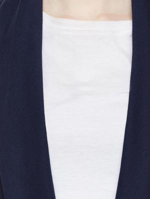 navy blue cotton shrug - 14383983 - Standard Image - 4