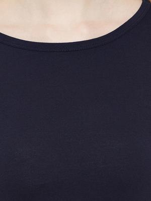 thumb hole sleeved striped tee - 14384013 - Standard Image - 4