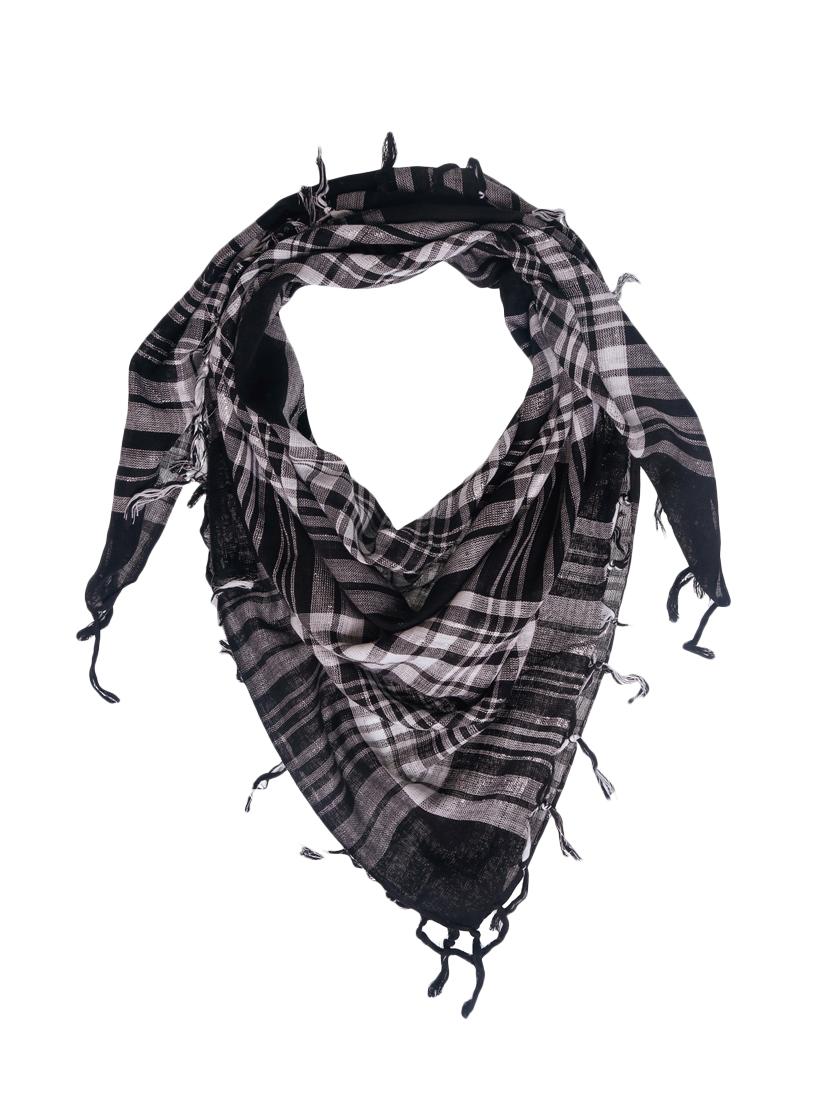black cotton scarf - 14385018 - Zoom Image - 1