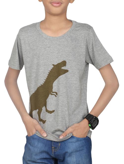 grey cotton t-shirt - 14387464 - Standard Image - 1
