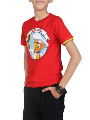 red cotton tshirt - 14387480 - Standard Image - 2