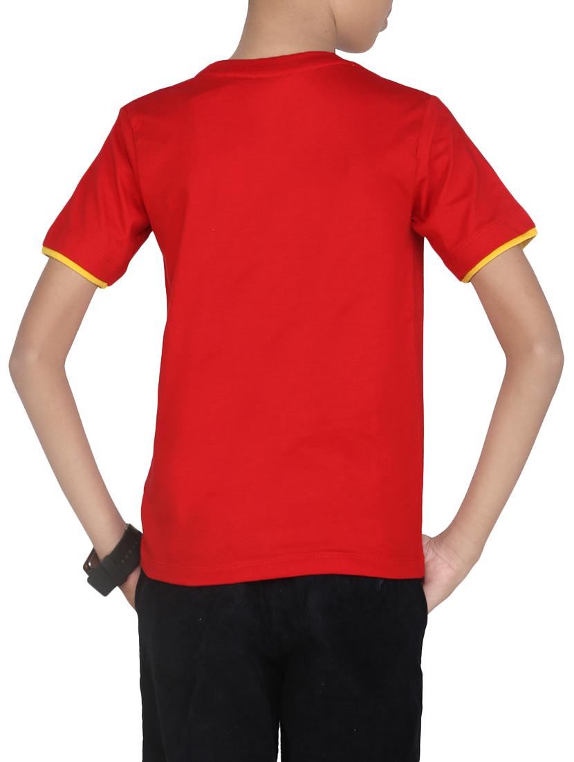 red cotton tshirt - 14387480 - Zoom Image - 3