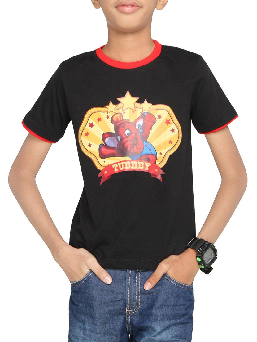 black cotton tshirt - 14387481 - Zoom Image - 1