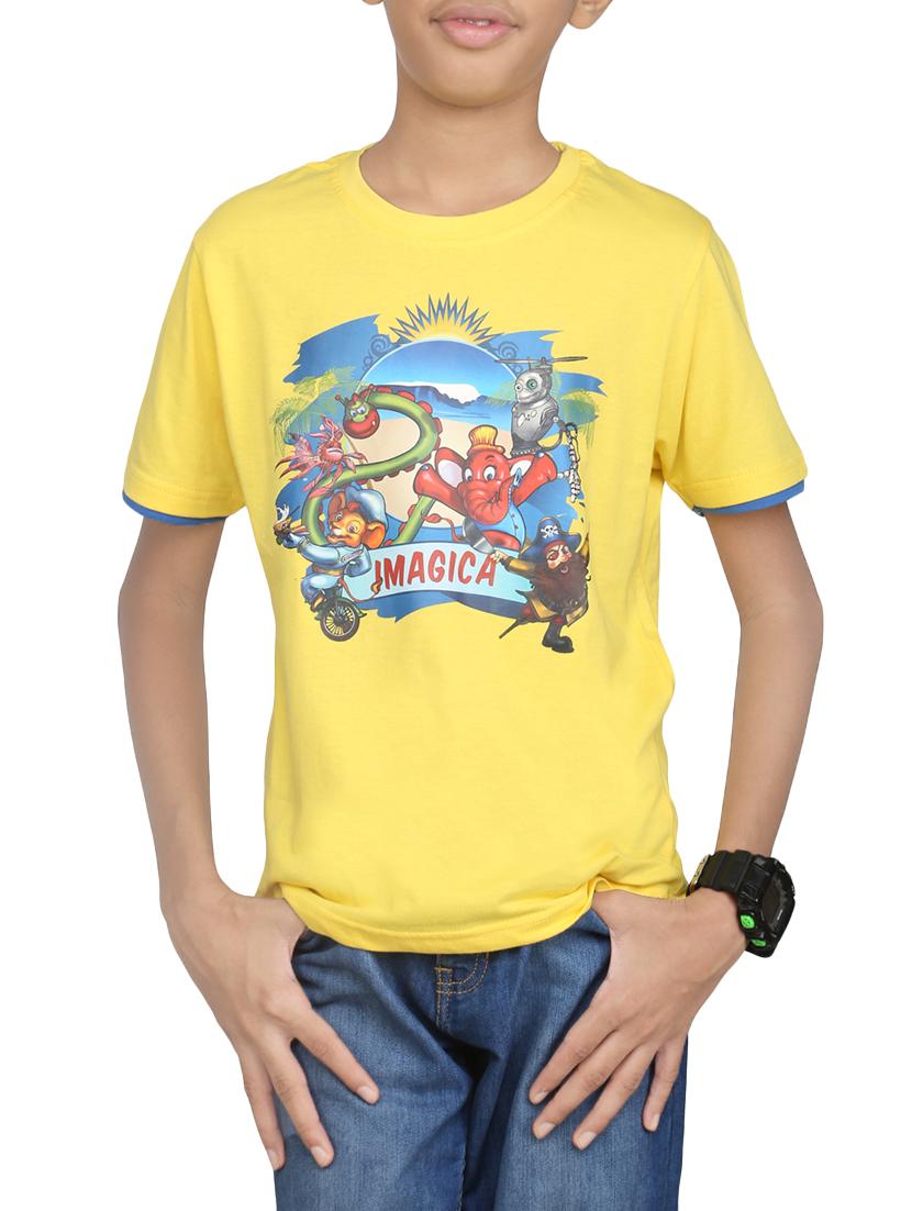 yellow cotton tshirt - 14387490 - Zoom Image - 1