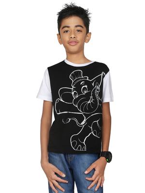 black cotton tshirt - 14387496 - Standard Image - 3