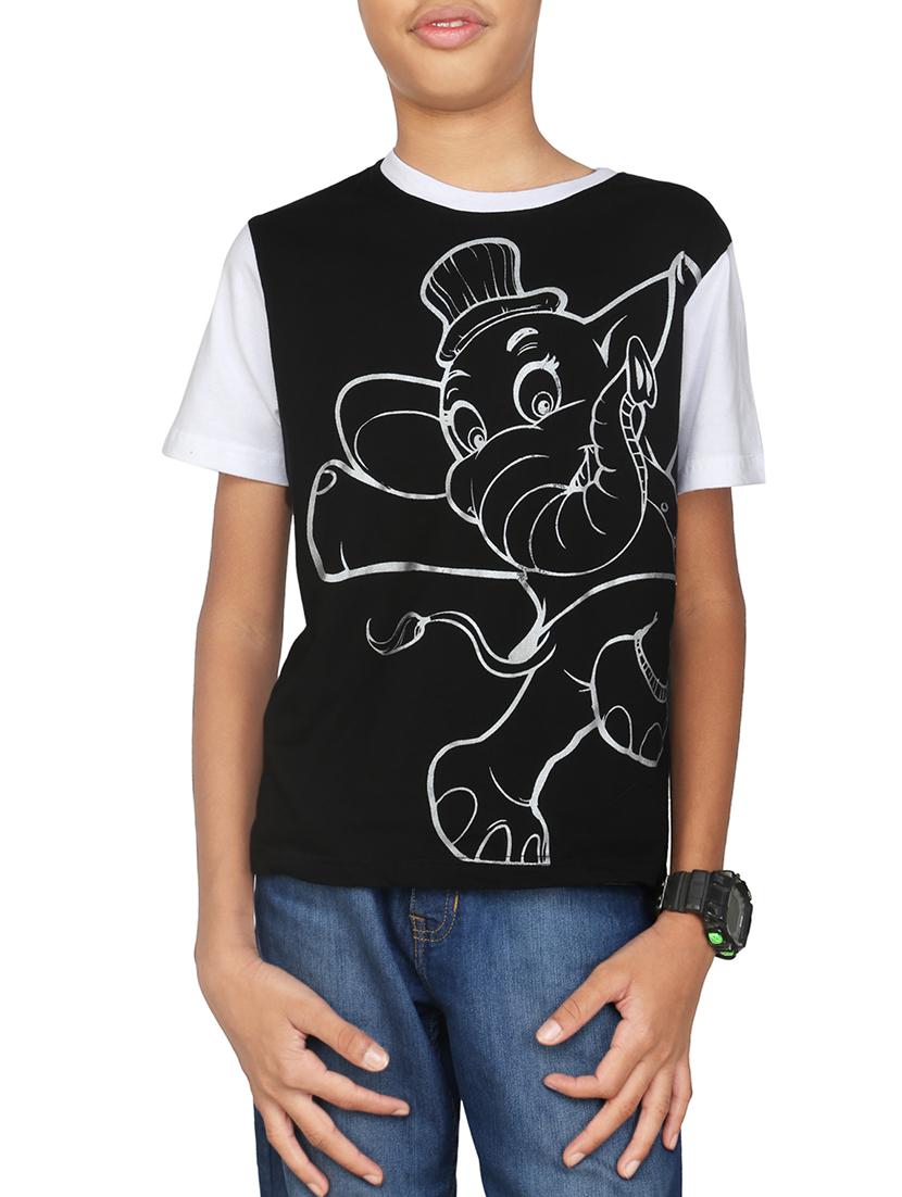 black cotton tshirt - 14387496 - Zoom Image - 1