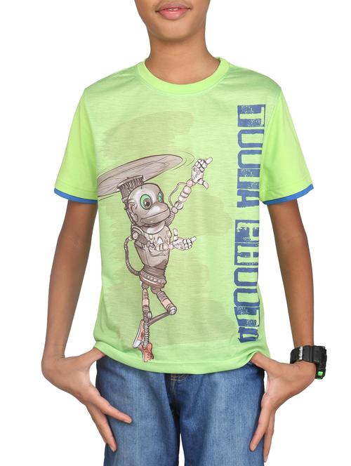 green cotton tshirt - 14387501 - Standard Image - 1