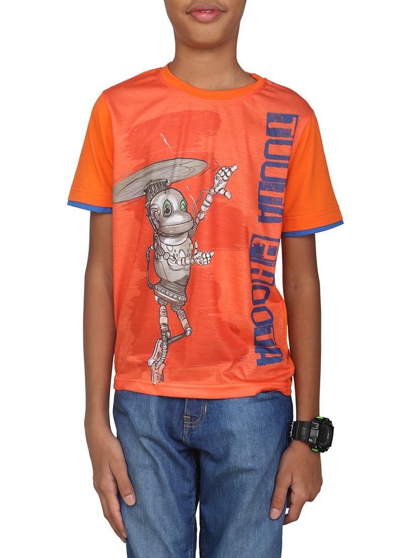 orange cotton tshirt - 14387502 - Zoom Image - 1