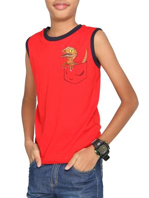 red cotton tshirt - 14387518 - Standard Image - 1