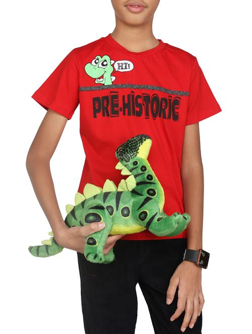 red cotton tshirt - 14387525 - Standard Image - 1