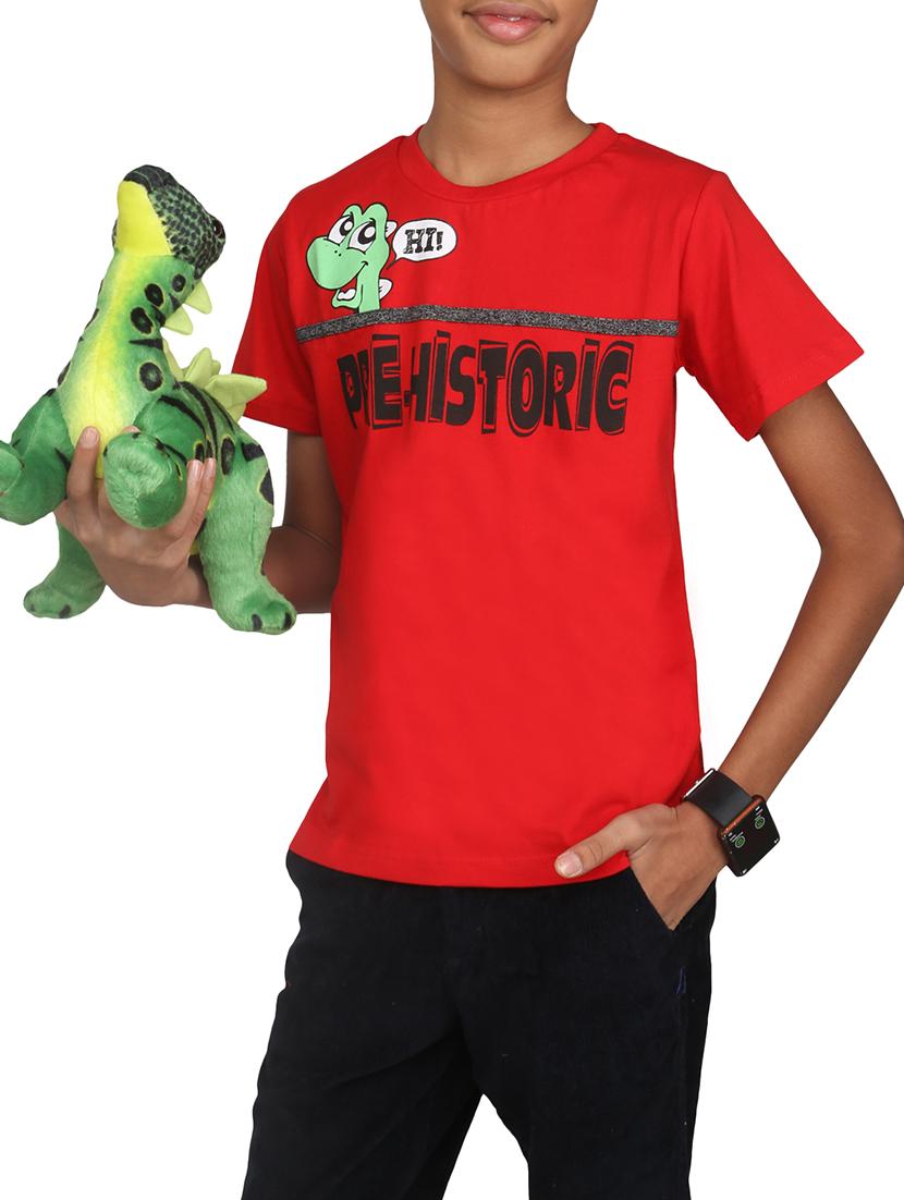 red cotton tshirt - 14387525 - Zoom Image - 2