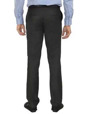 black polyester formal trouser - 14387590 - Standard Image - 3