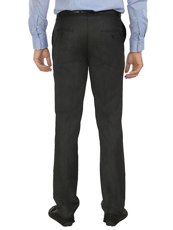 black polyester formal trouser - 14387590 - Zoom Image - 3