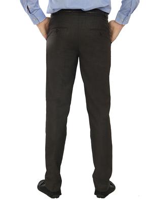 black polyester formal trouser - 14387591 - Standard Image - 3