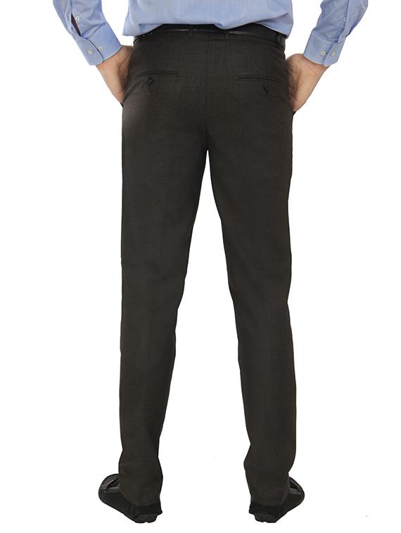black polyester formal trouser - 14387591 - Zoom Image - 3