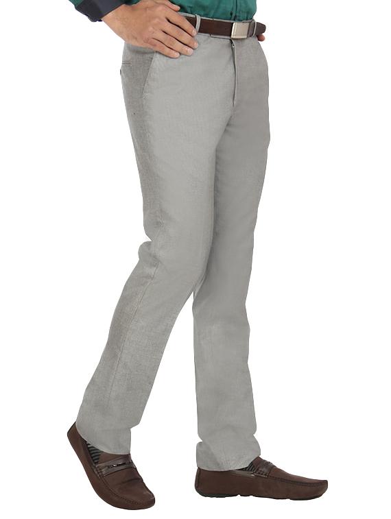 grey polyester formal trouser - 14387592 - Zoom Image - 2