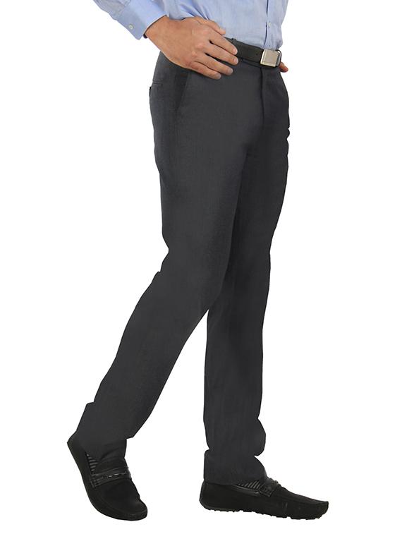 navy blue polyester formal trouser - 14387594 - Zoom Image - 2