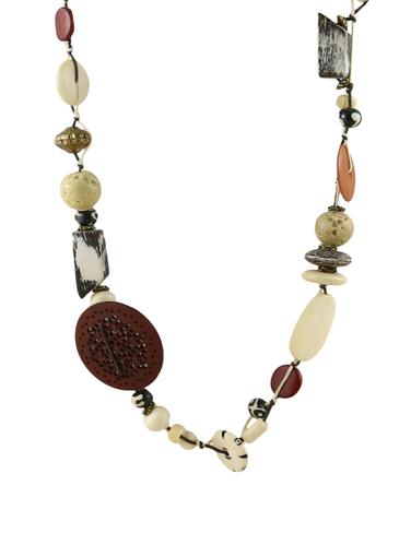 multi colored metal necklace - 14387918 - Very Small Image - 1