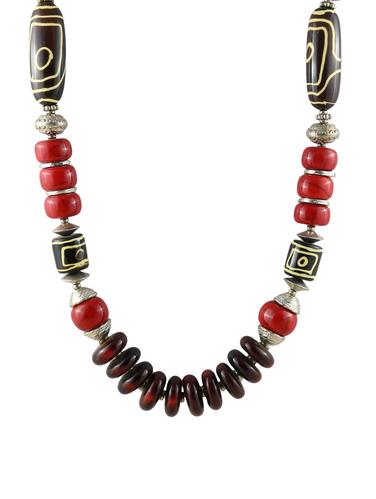 multi metal necklace - 14387919 - Very Small Image - 1