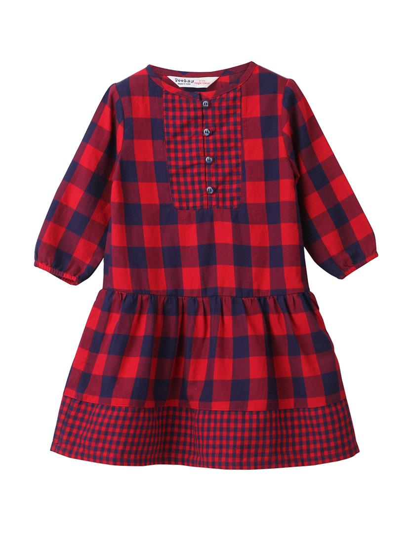 red cotton frock - 14388125 - Zoom Image - 1