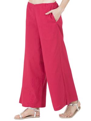 14388778 pink cotton palazzo - 14388778 - Standard Image - 2