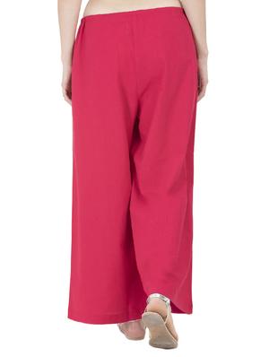 14388778 pink cotton palazzo - 14388778 - Standard Image - 3
