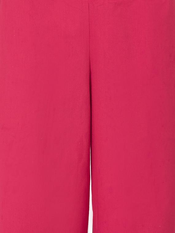 14388778 pink cotton palazzo - 14388778 - Zoom Image - 4