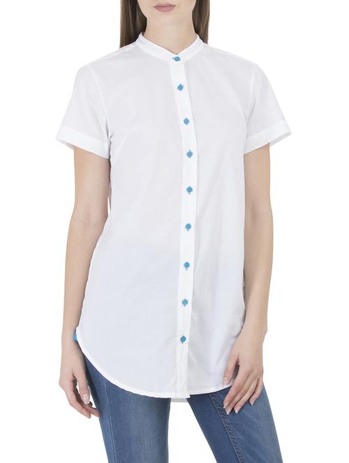 grass by gitika goyal white boyfriends shirt - 14389296 - Very Small Image - 1