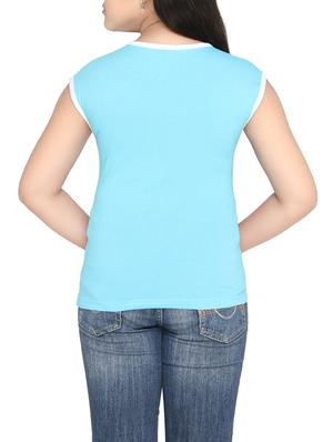 blue cotton top - 14389733 - Standard Image - 3