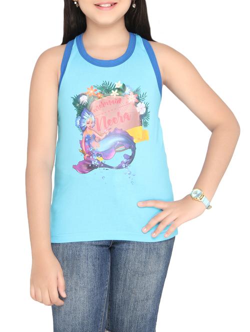 blue cotton top - 14389735 - Standard Image - 1