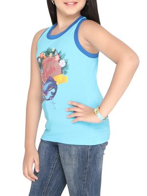 blue cotton top - 14389735 - Standard Image - 2