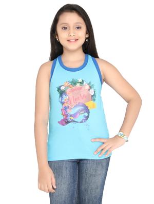 blue cotton top - 14389735 - Standard Image - 4